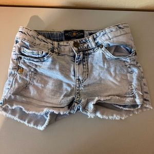 Kids washed out mid rise jeans